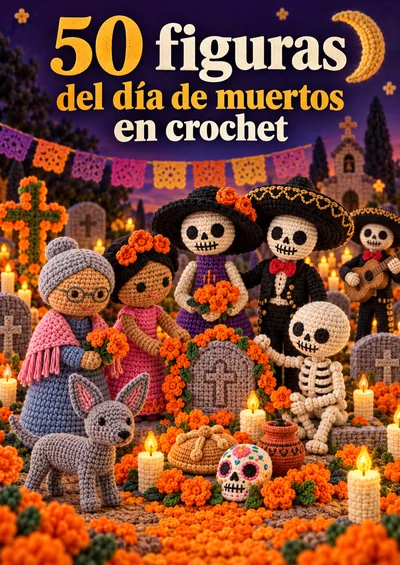 Portada de 50 figuras del Día de Muertos