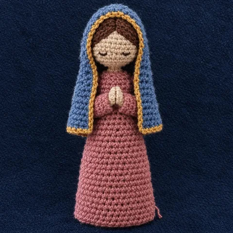 La Virgen María tejido a crochet